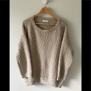 OAK + FORT Oversized Sweater | Cream | size M